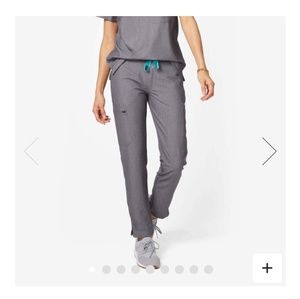 Figs Yola Skinny Scrub Pants in Graphite